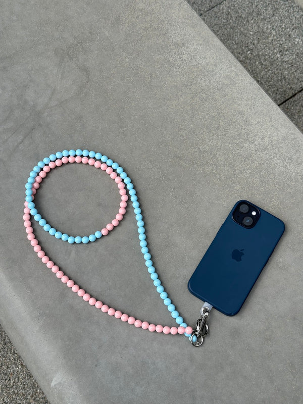 Beaded Charm Long Bubblegum